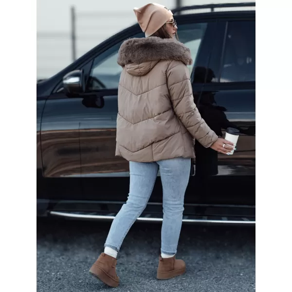 Dámska zimná bunda DSTREET FIXMIX TY4674 BÉŽOVÁ 