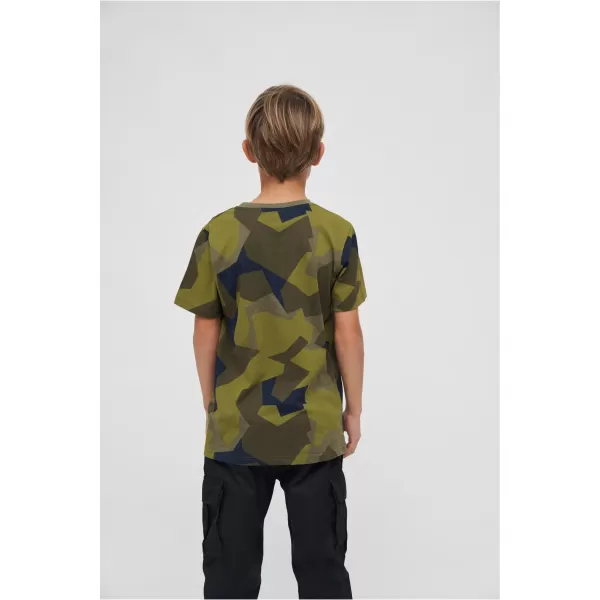  Detské tričko BRANDIT T BD6017 SWEDISH CAMO 