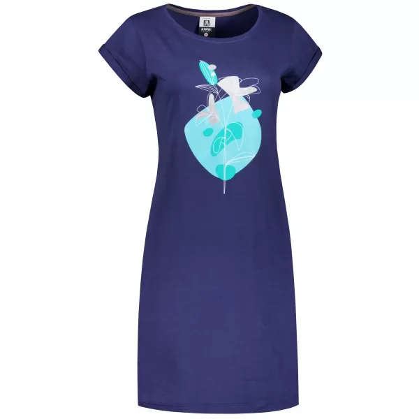  Rozšírené t -shirt/šaty ALTISPORT alw187178 Midnight BLUE 