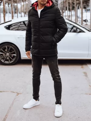 Pánska zimná bunda dstreet čierna