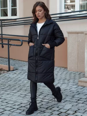 Dámsky kabát DSTREET NADIA ČIERNA