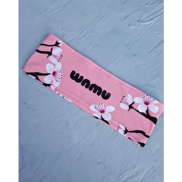  Detská športová čelenka WAMU SAKURY ružová 