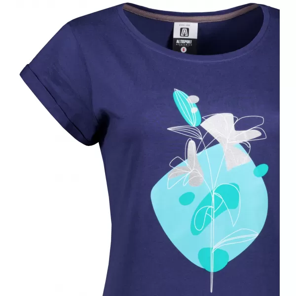  Rozšírené t -shirt/šaty ALTISPORT alw187178 Midnight BLUE 