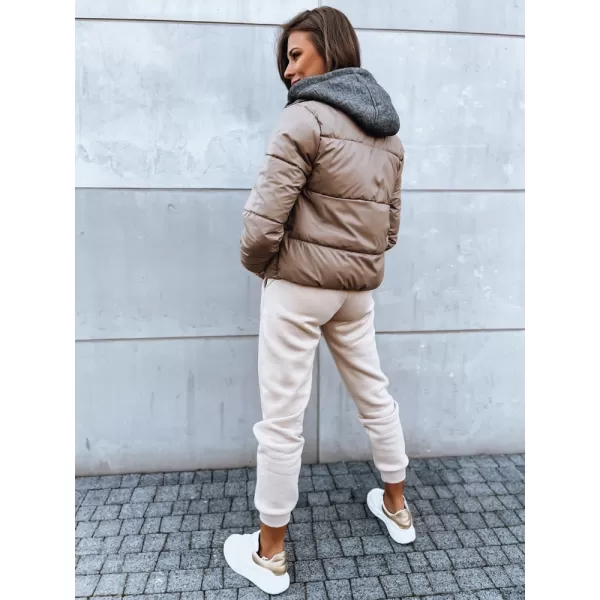  Dámska bunda DSTREET KHALEESI ty3878 KARAMEL 