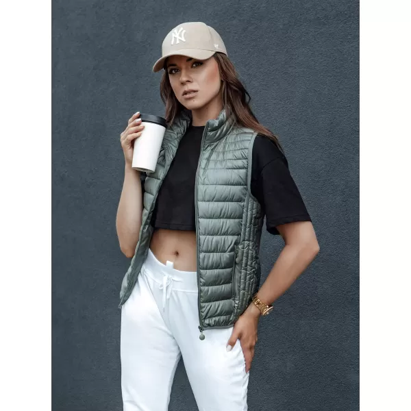  Dámska vesta DSTREET STYLISHZ TY4448 ZELENÁ 