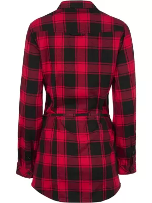 Dámska košeľa BRANDIT BD44006 RED/BLACK