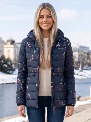 Dámska bunda ALTISPORT DARCIA TMAVO modrá