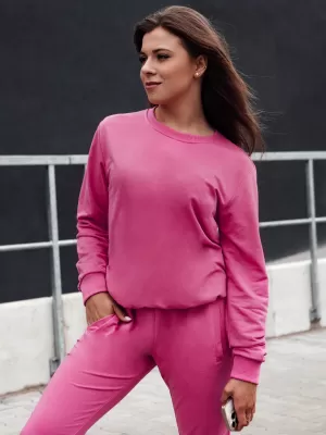 Dámska mikina DSTREET GLAMFLAIR BY1317 RUŽOVÁ
