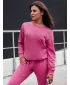Dámska mikina DSTREET GLAMFLAIR BY1317 RUŽOVÁ