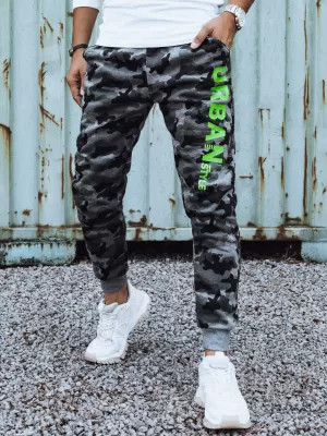 Pánske sledovacie súpravy dstreet šedé camo