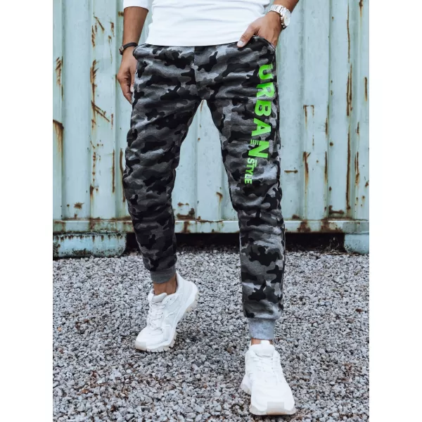 Pánske sledovacie súpravy dstreet šedé camo 