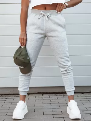 Dámske tepláky DSTREET FITS SVETLO ŠEDÁ