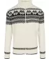 Pánska mikina BRANDIT CARDIGAN NORWEGER BD5030 WHITE