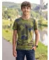 Detské tričko BRANDIT T BD6017 SWEDISH CAMO