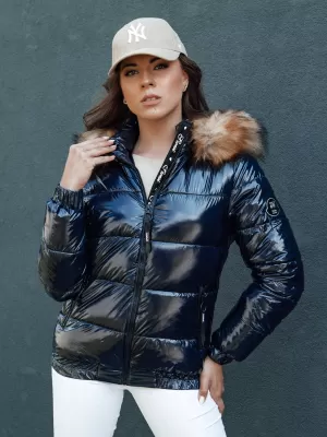 Dámska bunda DSTREET MELANI TMAVO MODRÁ