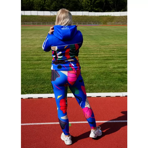 Dámska prémiová funkčná mikina ALTISPORT VOJ/ALW042MI01 MODRÁ 
