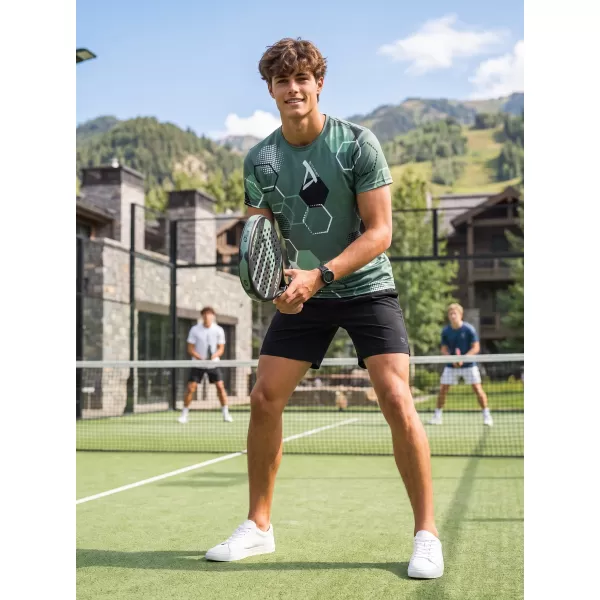  Pánske funkčné tričko premium ALTISPORT VOJ/ALM037TR01 KHAKI/MILITARY 