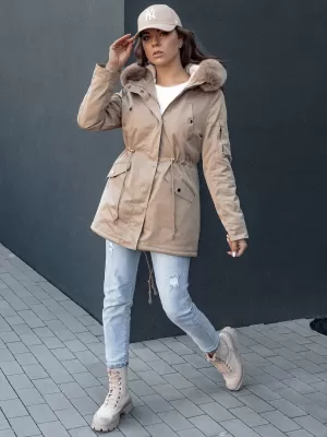Dámska bunda DSTREET ERISS BÉŽOVÁ