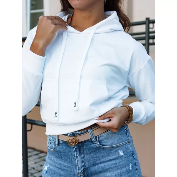  Dámska mikina DSSTREET Trendhood By1310 biela 