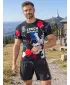 Pánske funkčné kompresné tričko s krátkym rukávom premium ALTISPORT VOJ/ALM036TR04 HEXA čierna