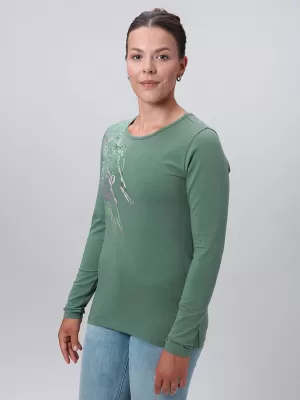 Dámske tričko LOAP ABMORA zelená