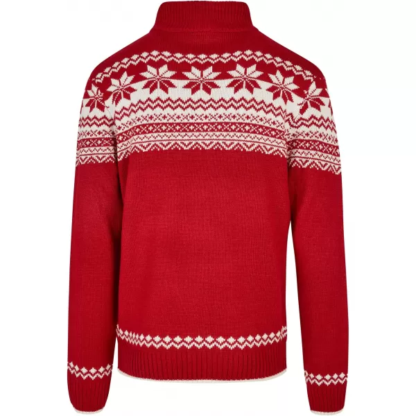  Pánska mikina Brandit Cardigan Norweger BD5030 červená 