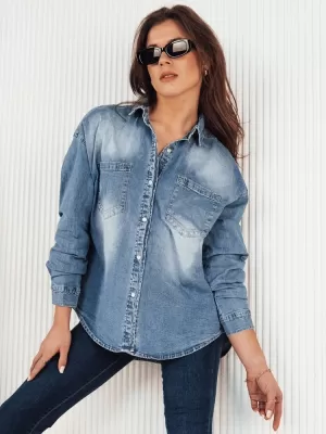Dámska košeľa DSTREET AMERICANA MODRÁ