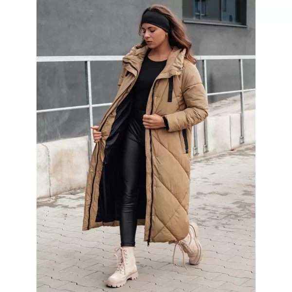  Dámsky zimný kabát DSTREET StreetFit BEIGE 