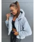Dámska bunda DSTREET FRESCO TY2972 SVETLO ŠEDÁ