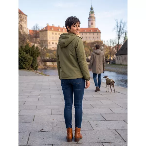  Dámska bunda BRANDIT BD33114 Olive 