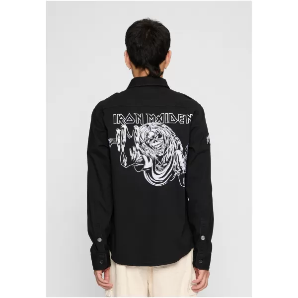  Pánska košeľa BRANDIT IRON MAIDEN BD61044 ČIERNA 