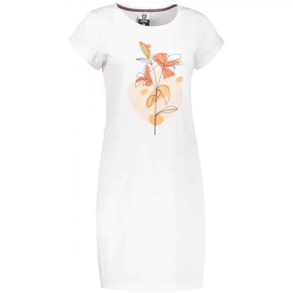  Dámske rozšírené T -shirt/šaty ALTISPORT alw187178 biela 