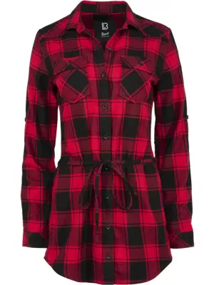 Dámska košeľa BRANDIT BD44006 RED/BLACK