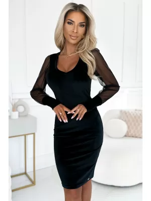 Dámske šaty Numoco 343-2 čierne