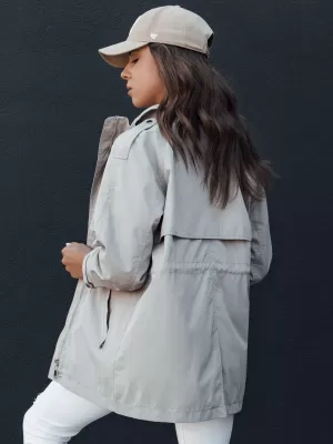 Dámska bunda DSTREET TILAN TY4473 BÉŽOVÁ