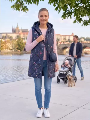 Dámska vesta ALTISPORT DANIELA TMAVO modrá