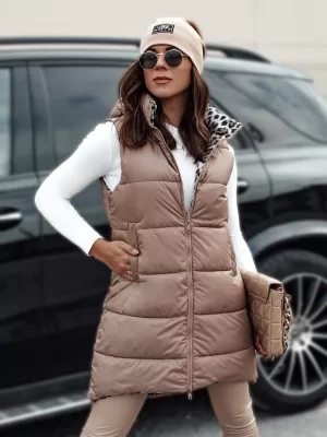 Dámska vesta DSTREET ELEGANCIO KARAMEL