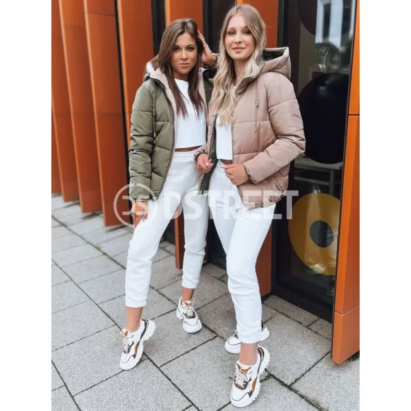  Dámska bunda dstreet Victoria Snug Ty3716 zelená 