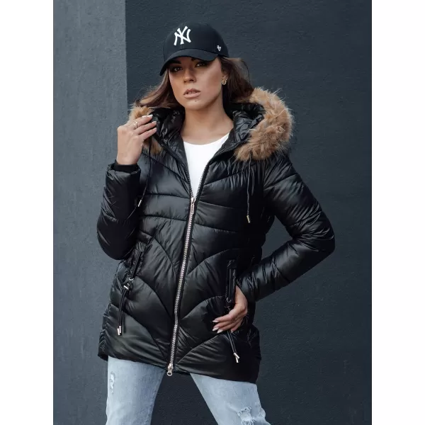  Dámska bunda DSTREET WINTERCHIC ČIERNA 