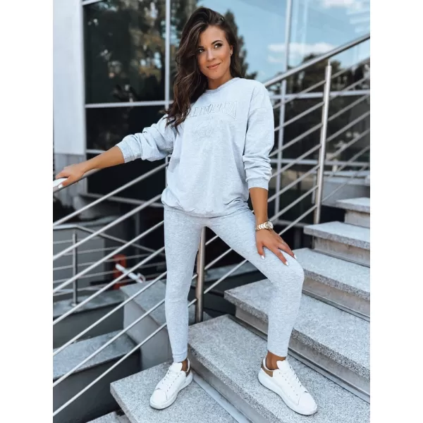  Dámske legíny DSTREET CALIFORNIA DREAM SVETLO ŠEDÁ 