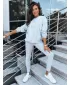 Dámske legíny DSTREET CALIFORNIA DREAM SVETLO ŠEDÁ