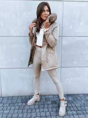 Dámska zimná bunda DSTREET GODDESS BÉŽOVÁ