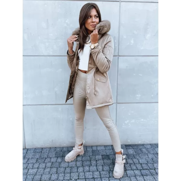  Dámska zimná bunda DSTREET GODDESS BÉŽOVÁ 