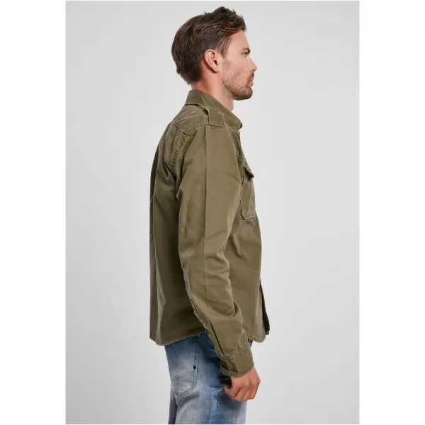  Pánska košeľa BRANDIT VINTAGE BD9373 OLIVE 