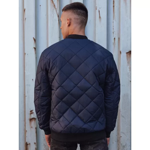  Pánska bunda DSTREET tx4849 TMAVO MODRÁ 