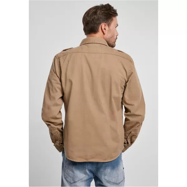  Pánska košeľa BRANDIT VINTAGE BD9373 CAMEL 