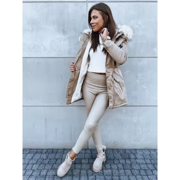  Dámska zimná bunda DSTREET VIXEN TY3873 BÉŽOVÁ 