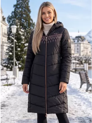 Dámsky kabát ALTISPORT DONNA čierna