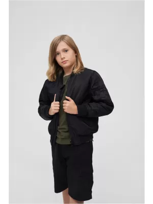 Detská bunda brandinit ma bd6015 čierna