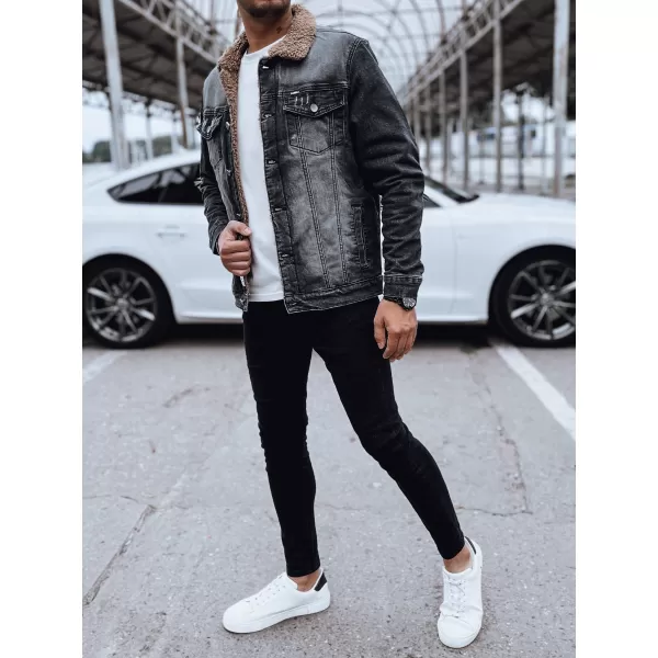  Pánska džínsová bunda DSTREET tx4725 ČIERNA 